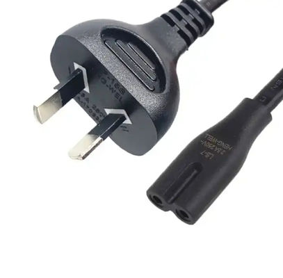 2 Pin Güç Plug Avustralya Güç Kabloları Uzantı Kabloları Avustralya SAA Güç Kabloları