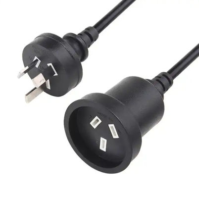 Avustralya AU Güç Kablosu 3 Pin Plug 10A 250V IEC 320 C13 AC Kablosu