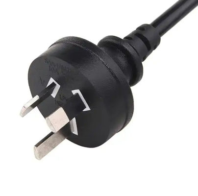 10A 250V Avustralya Güç Kablosu, SAA 3 Pin Uzantı AC Güç Kablosu