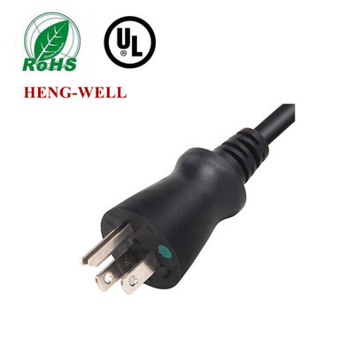 Tıp Hastanesi Güç Kablosu UL Listed 3 Pin Prong C13 Erkek ve Kadın NEMA