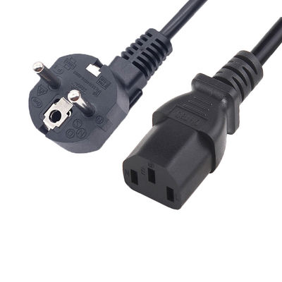 Elektrik 3 Pin güç kablosu, IEC KC Kore C13 C5 uzatma kablosu 1.5m 1.8m