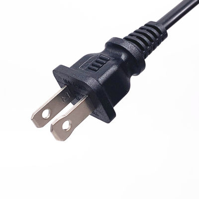 2 Pin AC USA Güç Kablosu Uzantısı UL Standart 10A 125V Özel Renk