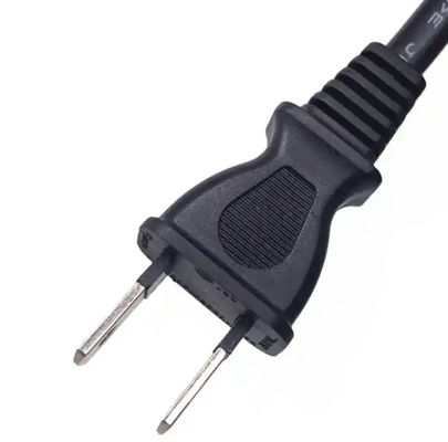 PSE Japonya Güç Kablosu JIS C8303 2 Pin Plug JET Sertifika C7 Kablo