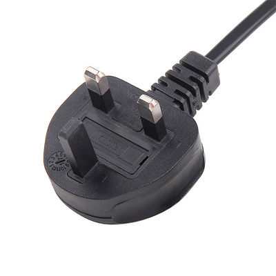 Özel İngiltere Güç Kablosu 2 Pin 3A 5A 10A 13A 250V BS1363 Bilgisayar için