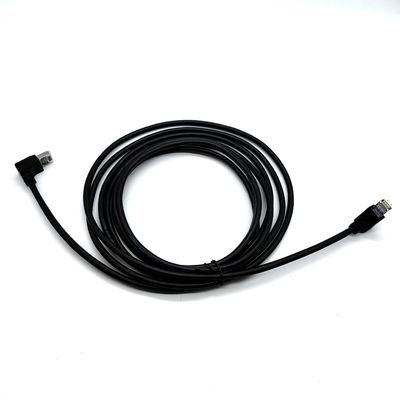 Jumper 90 Degree Cat5E FTP 28AWG 4PAIRS Ethernet Kablosu RJ45 Patch Cord Kablosu LAN Ağı OEM Servisi için