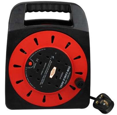 Birleşik Krallık Mobil kablo rulo Dış mobil soket Tekerlek rulo rulo Dört Soket Kablo Rulo Güç Kablosu