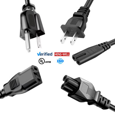 7A-10A 125V Nema5-15P fişli ABD güç uzatma kablosu